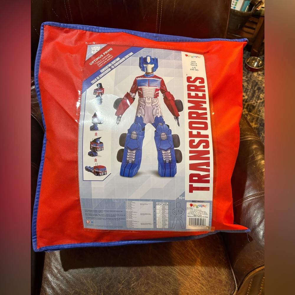 Disguise Transformers Optimus Prime Costume in Red and Blue